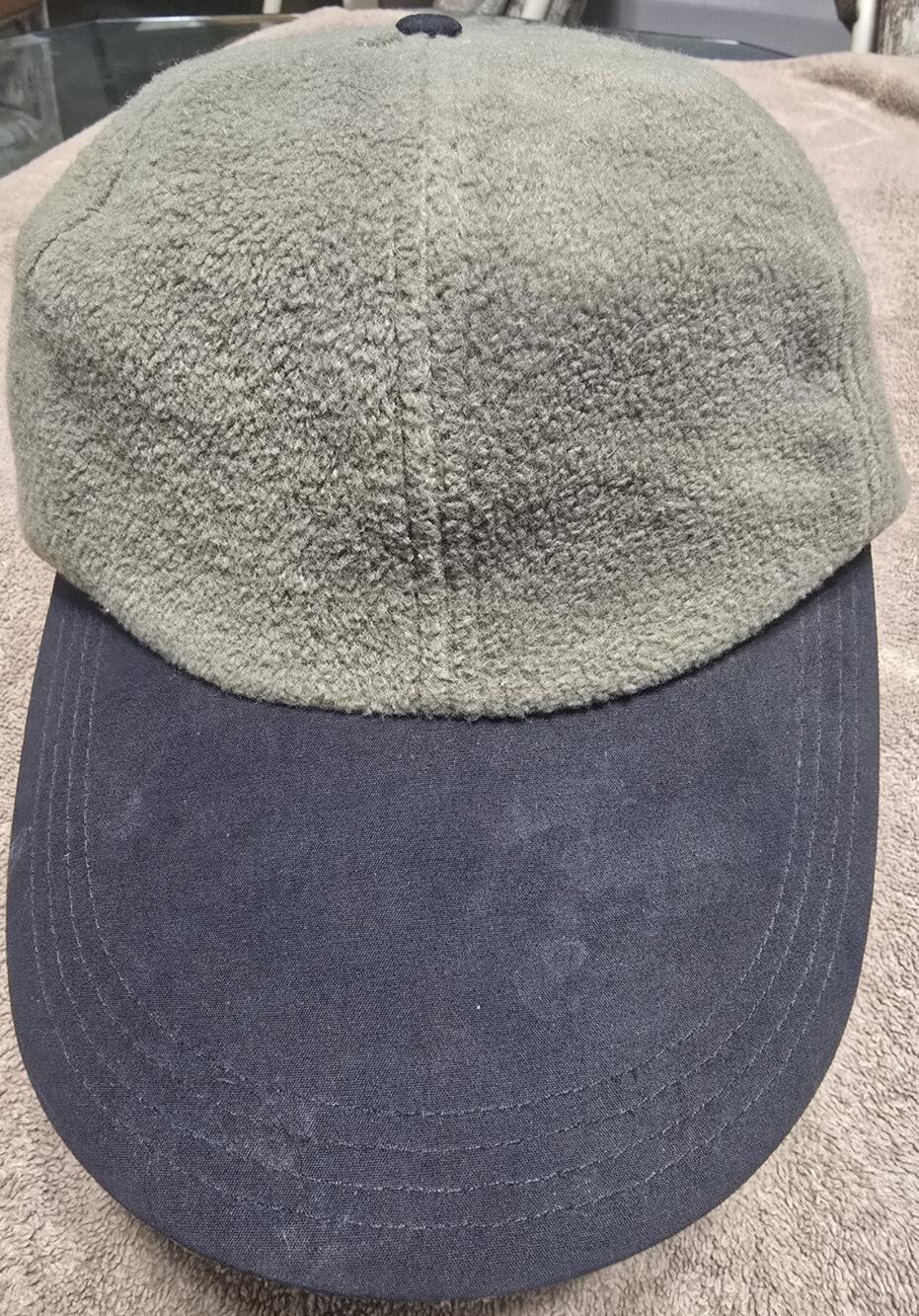 Columbia Fleece Cap Hat Strapback Adjustable Gray